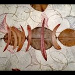 33x22inches - Organic paper- Fitus, Eucalypt leaves